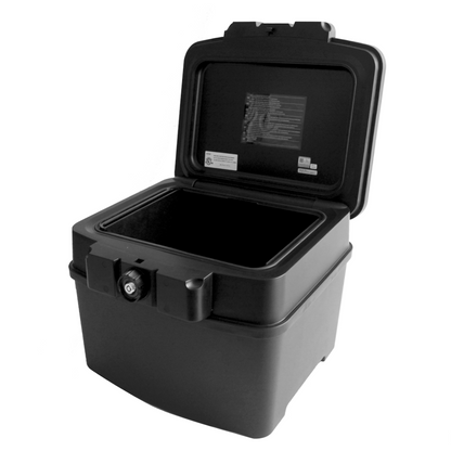 HTME FIREBOX - Fireproof and Waterproof Chest with Key Lock